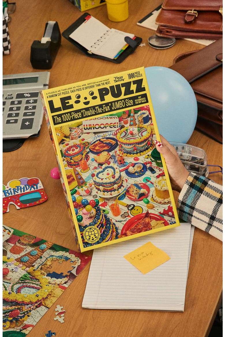 Happy Birthday Jigsaw Puzzle, Alternate, color, Yellow