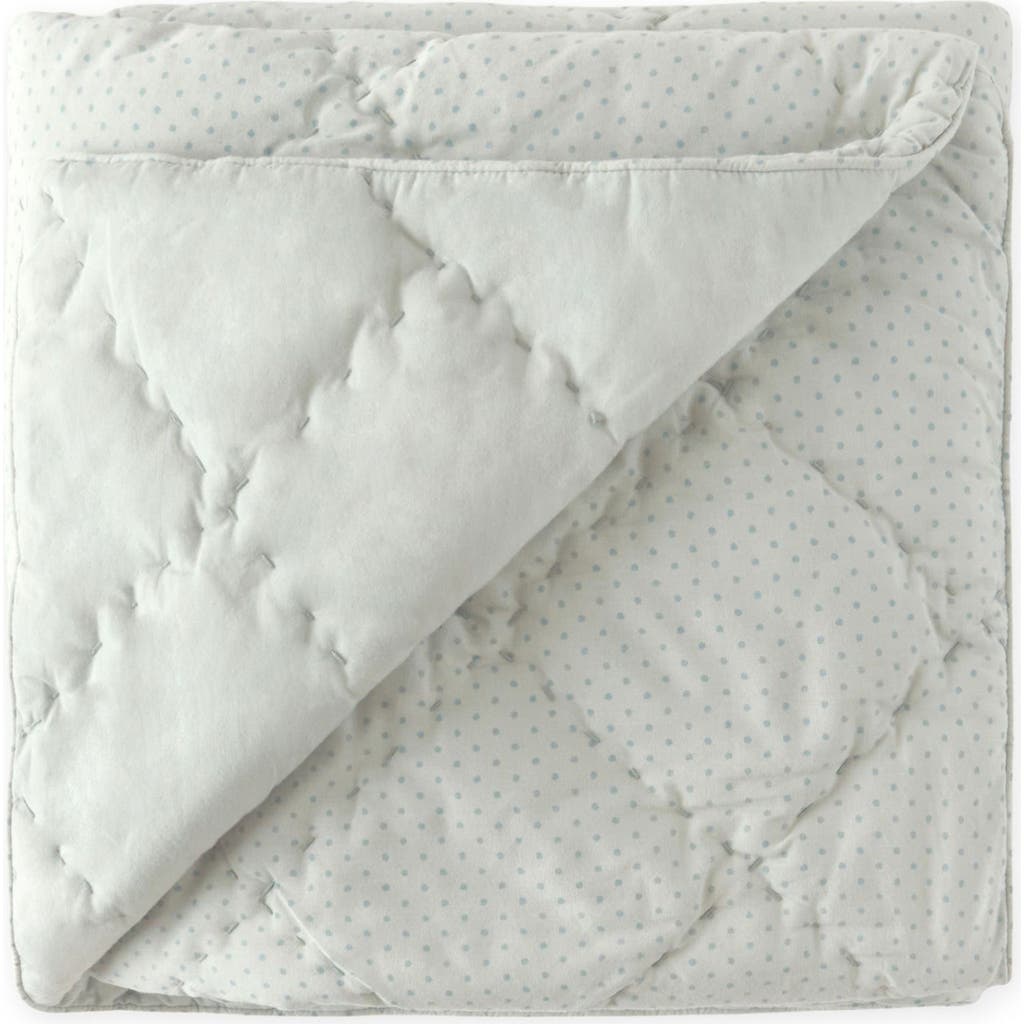 Pehr Pin Dot Organic Cotton Blanket In Gray