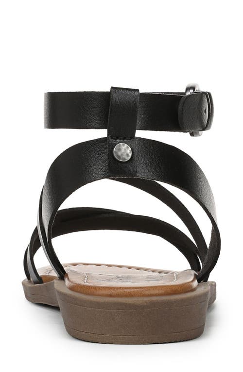 Blowfish Malibu Daffodil 2 Sandal In Black Faux Leather