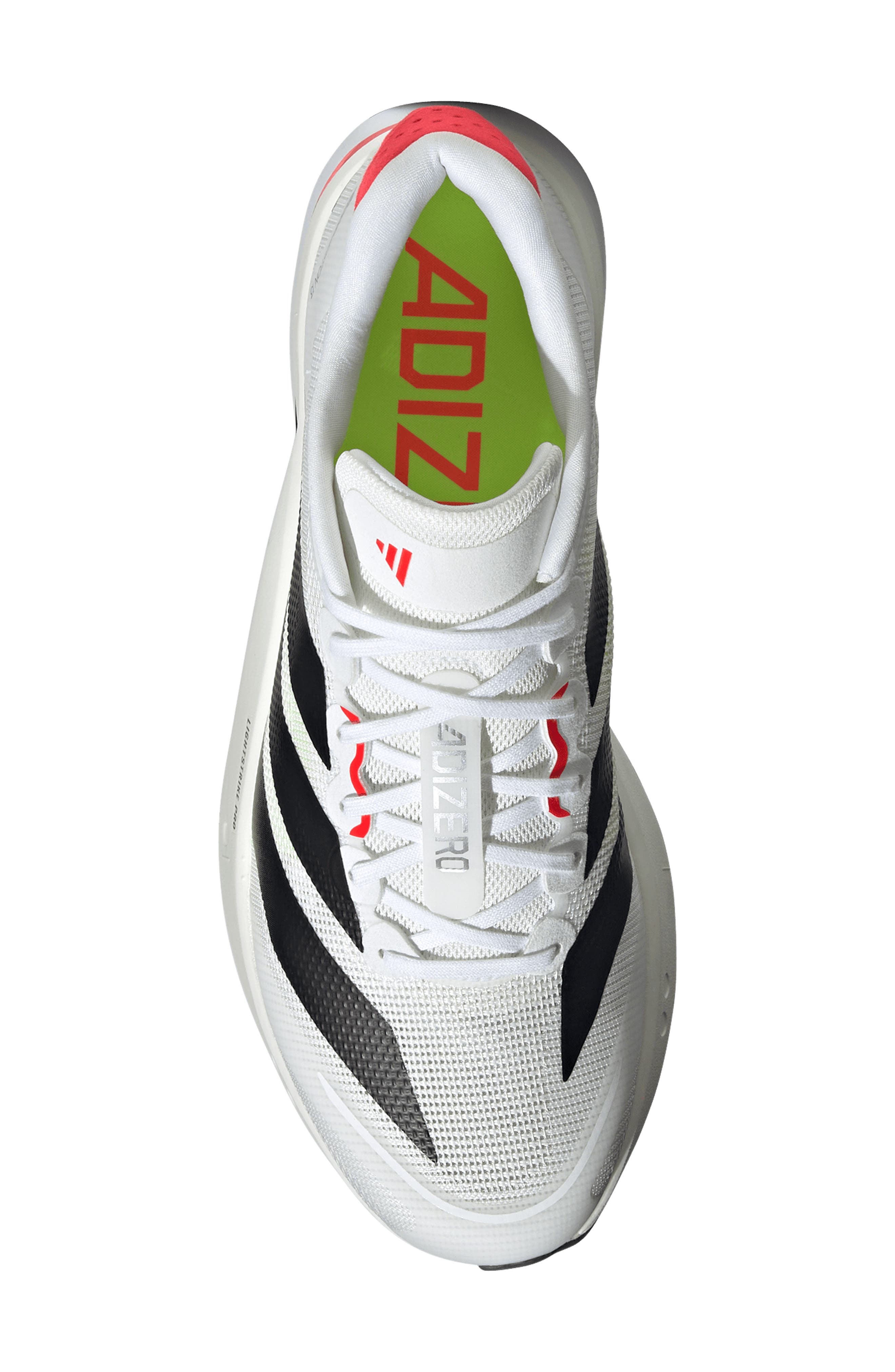 adidas Adizero Boston Running Shoe, Alternate, color, White