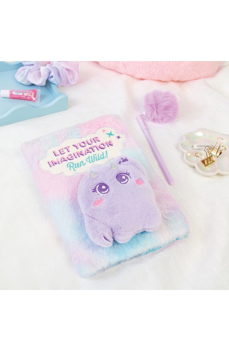 3C4G Imagination Land Wild Style Plush 192 Page Journal and Pen, Alternate, color, Multicolored