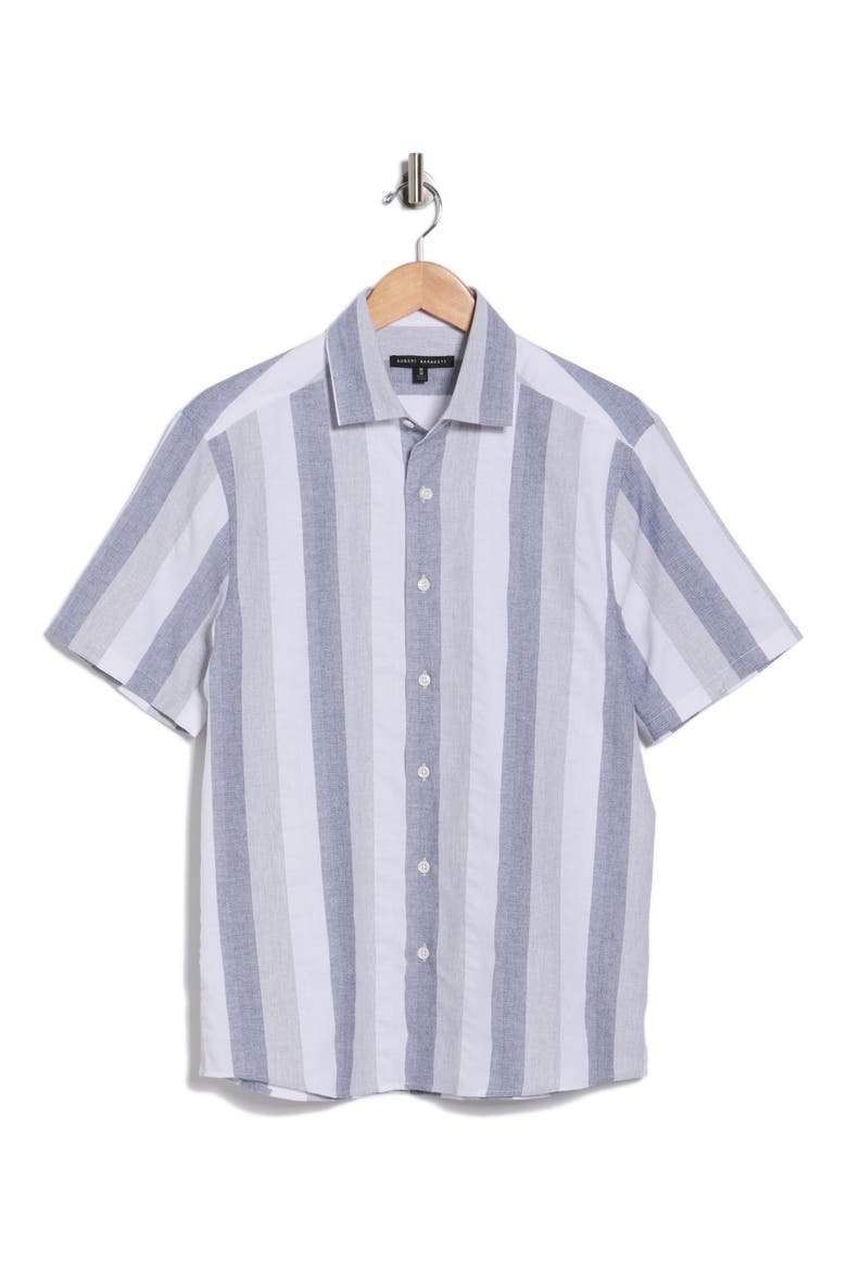 Edburg Short Sleeve Woven Shirt, Alternate, color, GREY