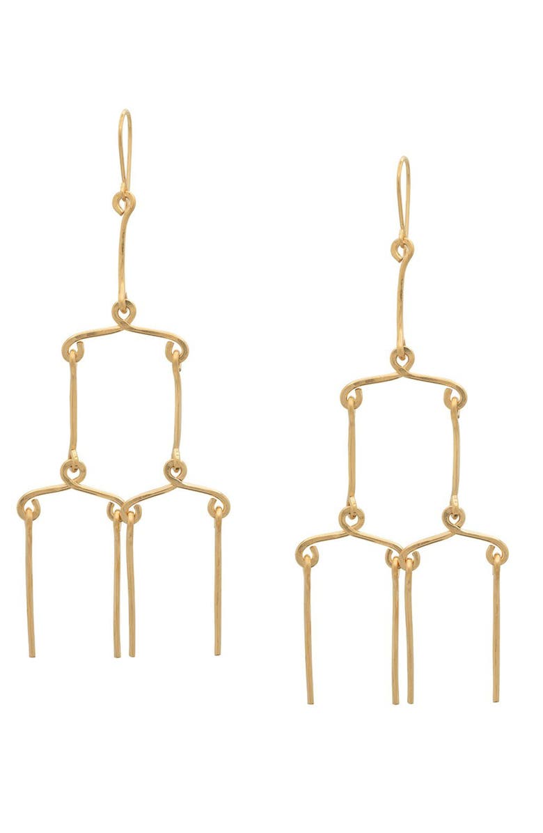 ALBISIA Nexus Earrings, Main, color, 14K Gold Filled
