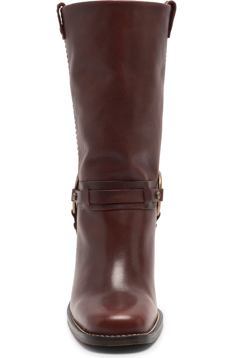 Free People Hayden Harness Bootie, Alternate, color, Cabernet Leather