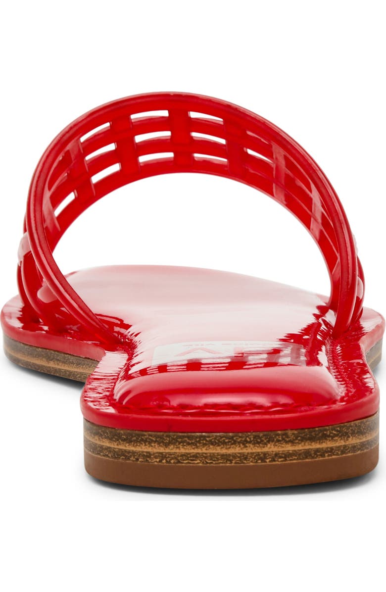 DV by Dolce Vita Jinney Lattice Slide Sandal, Alternate, color, Red