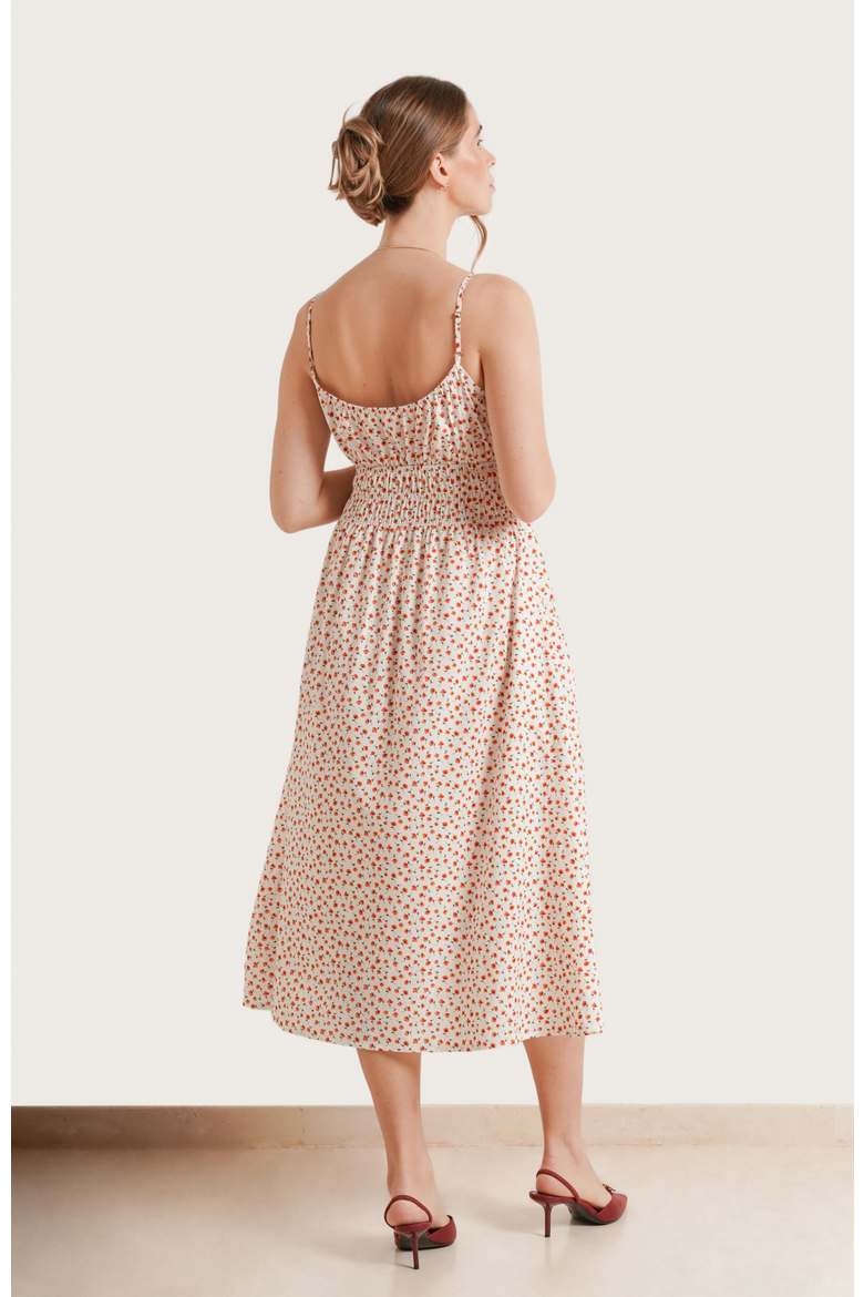 Roma Maternity & Nursing Dress, Alternate, color, Red Poppy Floral