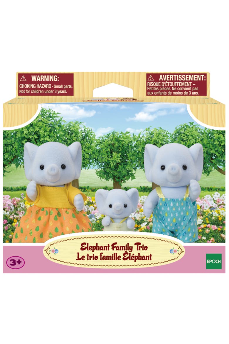 Elephant Family Trio, Alternate, color, MULTI