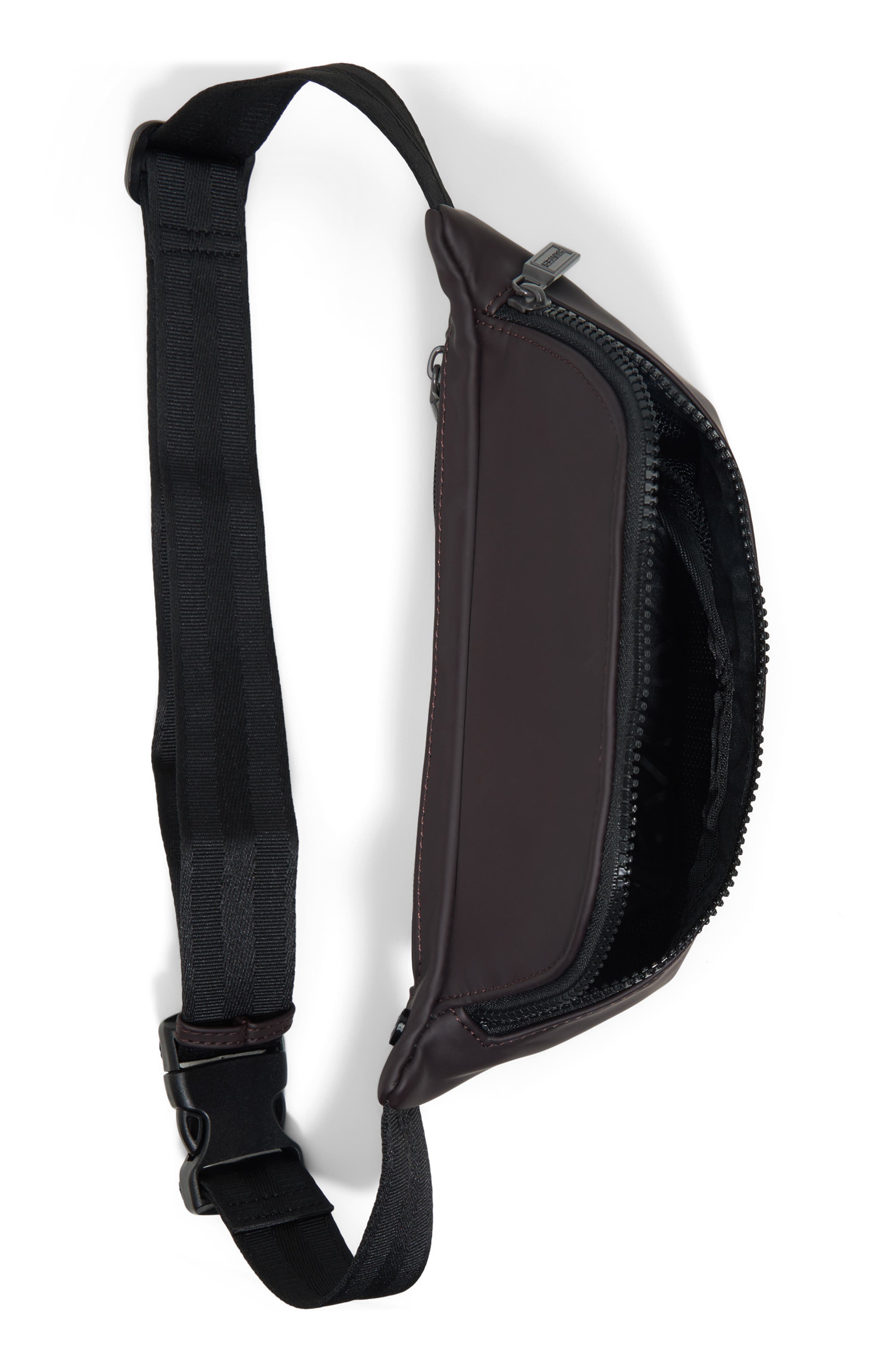 Errand Belt Bag, Alternate, color, DARK CHOCO