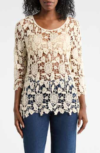 Forgotten Grace Cotton Lace Top
