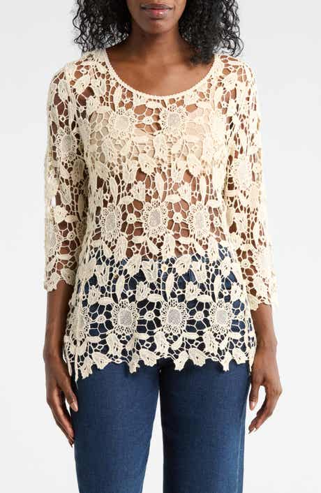 Forgotten Grace Cotton Lace Top