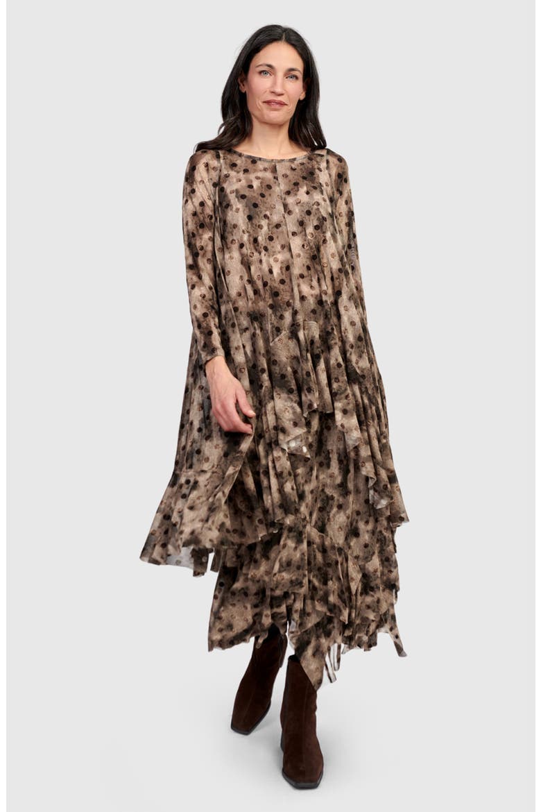 Frond Mesh Tunic, Main, color, Aquarelle