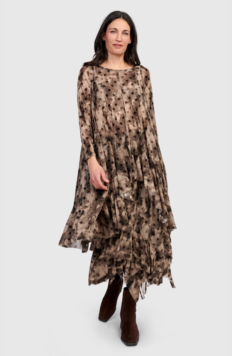 Alembika Frond Mesh Tunic, Main, color, Aquarelle