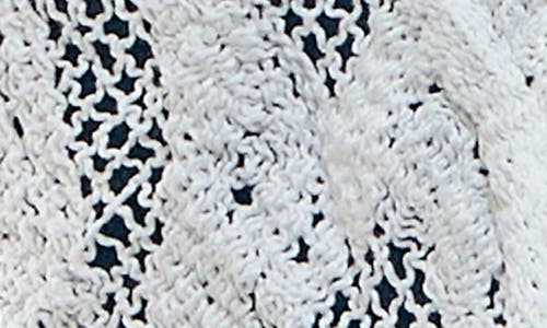 Nina Leonard Scalloped Lace Cardigan In White