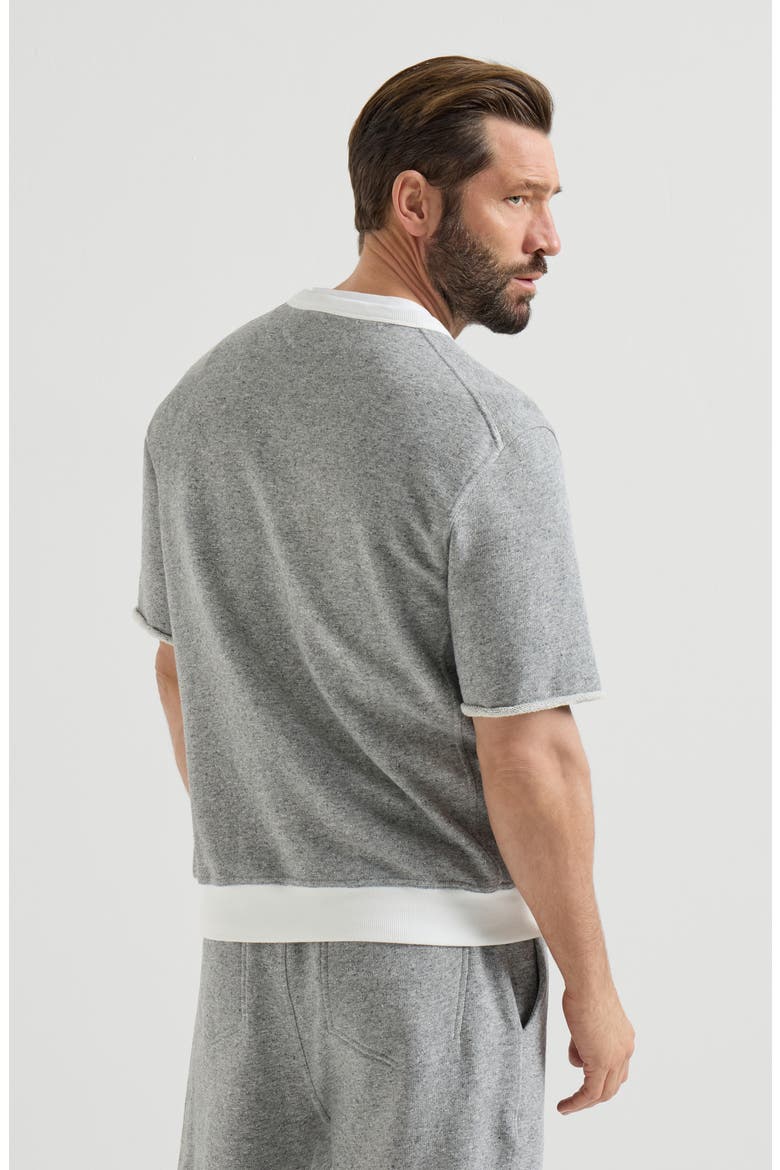 French terry sweatshirt, Alternate, color, Grey