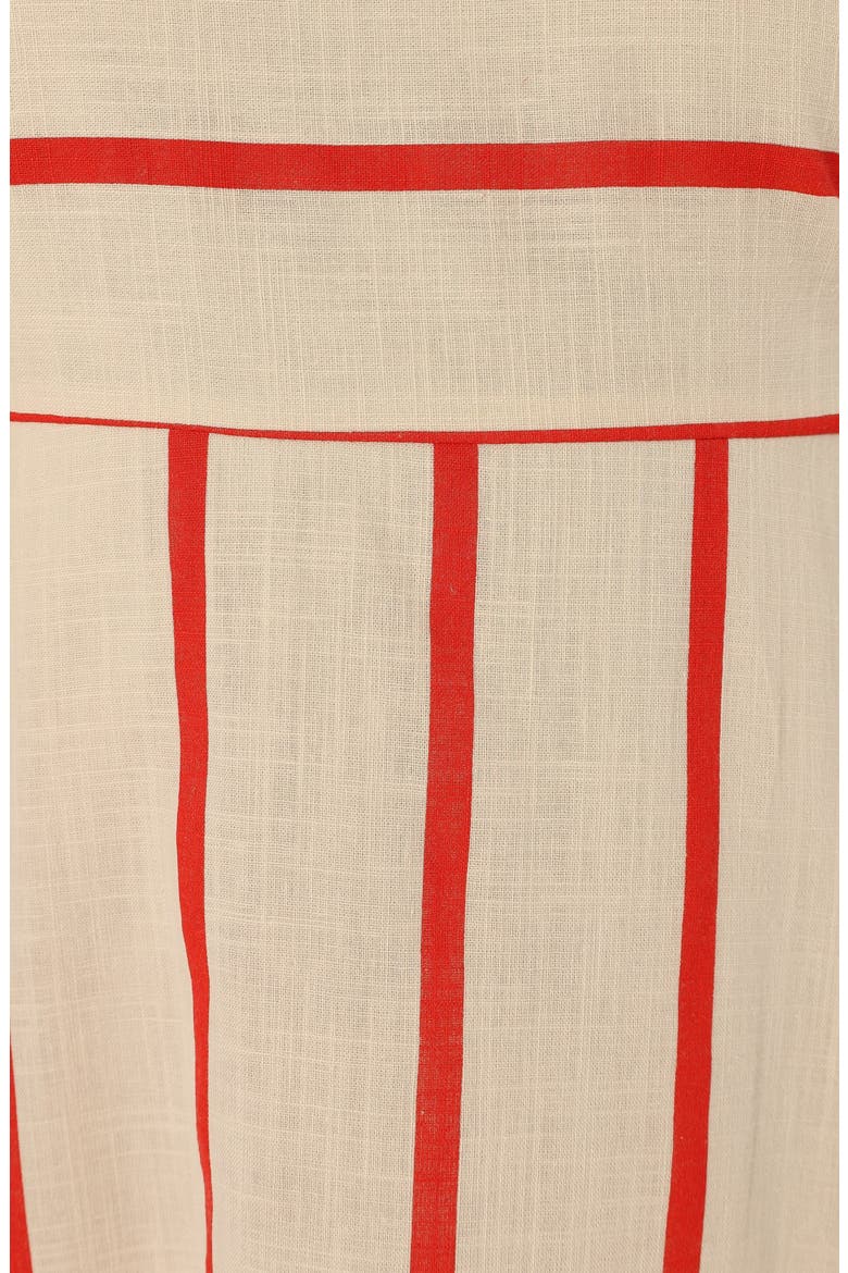 Brea Stripe Cotton Maxi Sundress, Alternate, color, CREAM STRIPE
