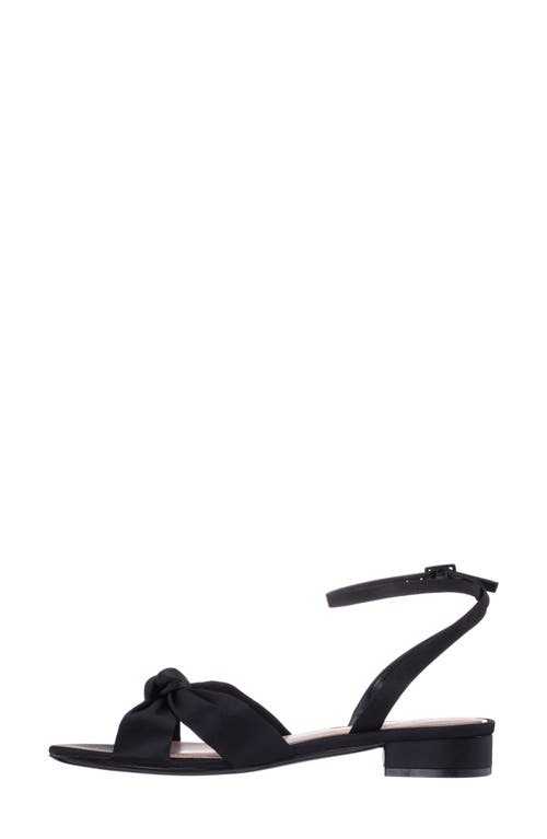 Nina Sulma Ankle Strap Sandal In Black