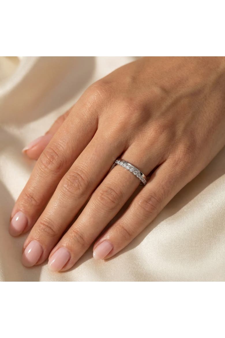 1/5Ct TW Diamond Rhythm Anniversary Band Lab Grown, Alternate, color, 14k Yellow Gold