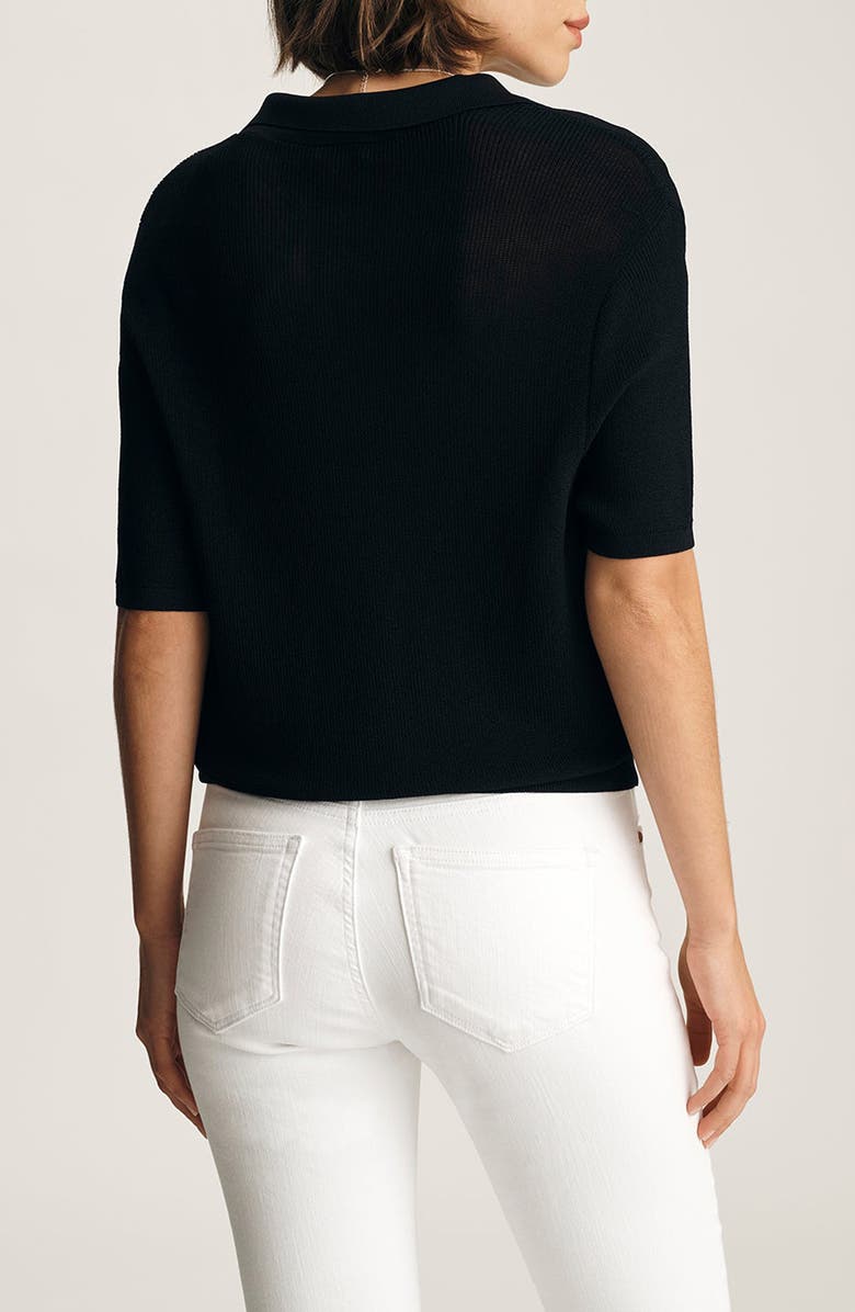 Mavi Jeans Short Sleeve Polo Sweater, Alternate, color,