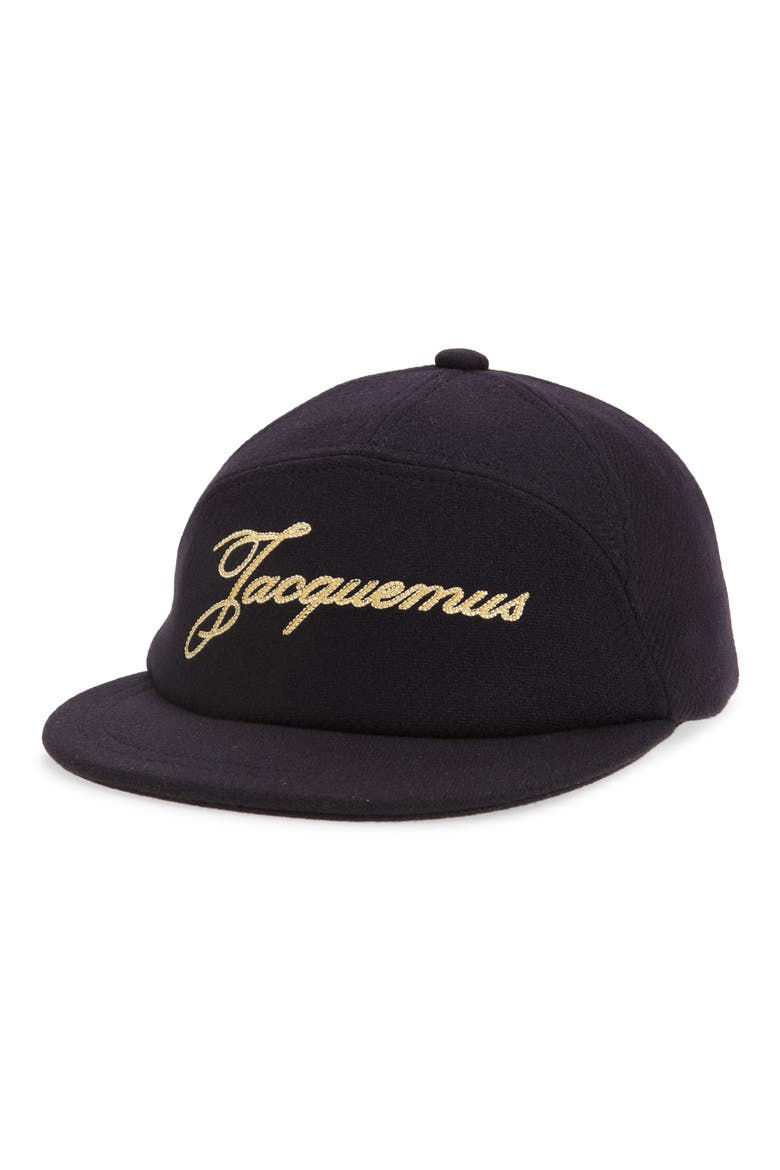 La Casquette Embroidered Logo Wool Blend Baseball Cap | Nordstrom