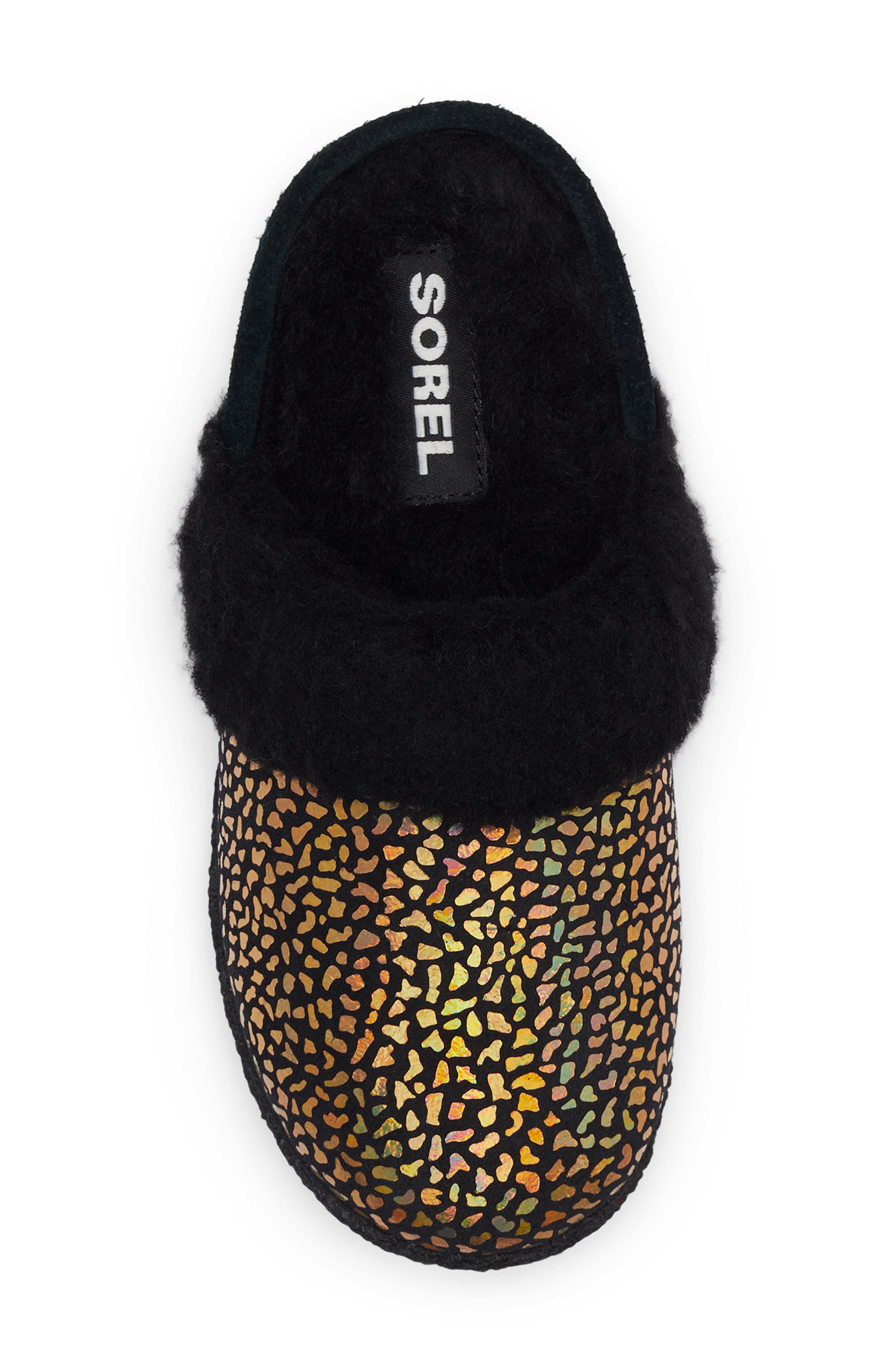 SOREL Kids' Nakiska II Faux Fur Slide Slipper, Alternate, color, 