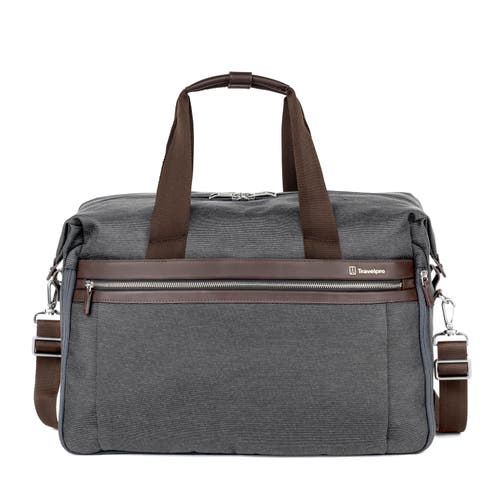 Travelpro Platinum Elite Carry On Soft Travel Duffel Bag In Vintage Grey