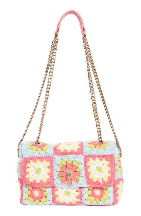 Medium Kensington Crochet Shoulder Bag