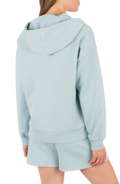 Hurley Bliss Cotton Blend Hoodie In Blue