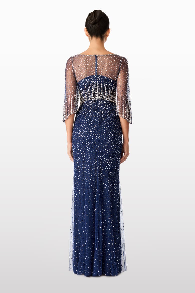 Kiya Maxi Dress, Alternate, color, Sea Dragon