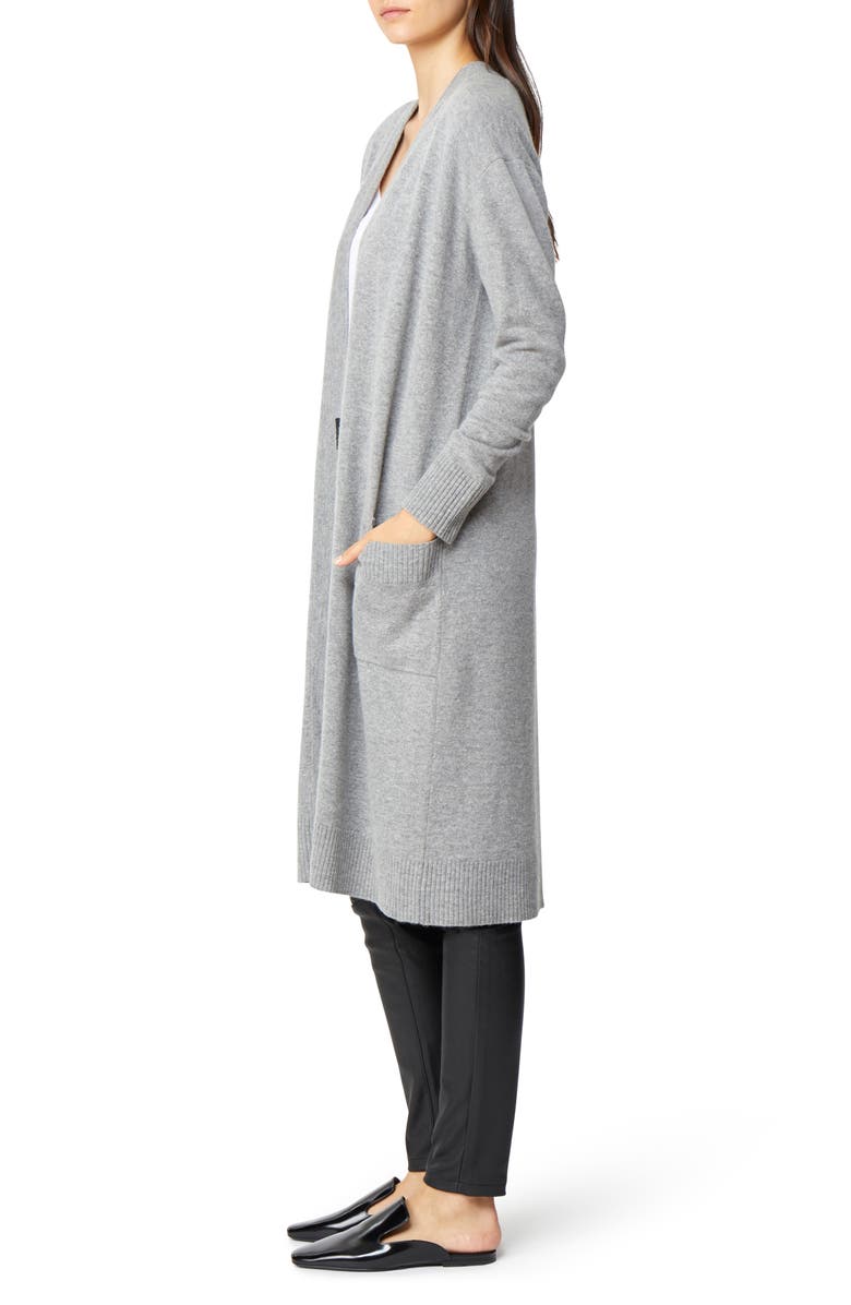 Habitual Ysabel Long Wool & Cashmere Cardigan, Alternate, color, 