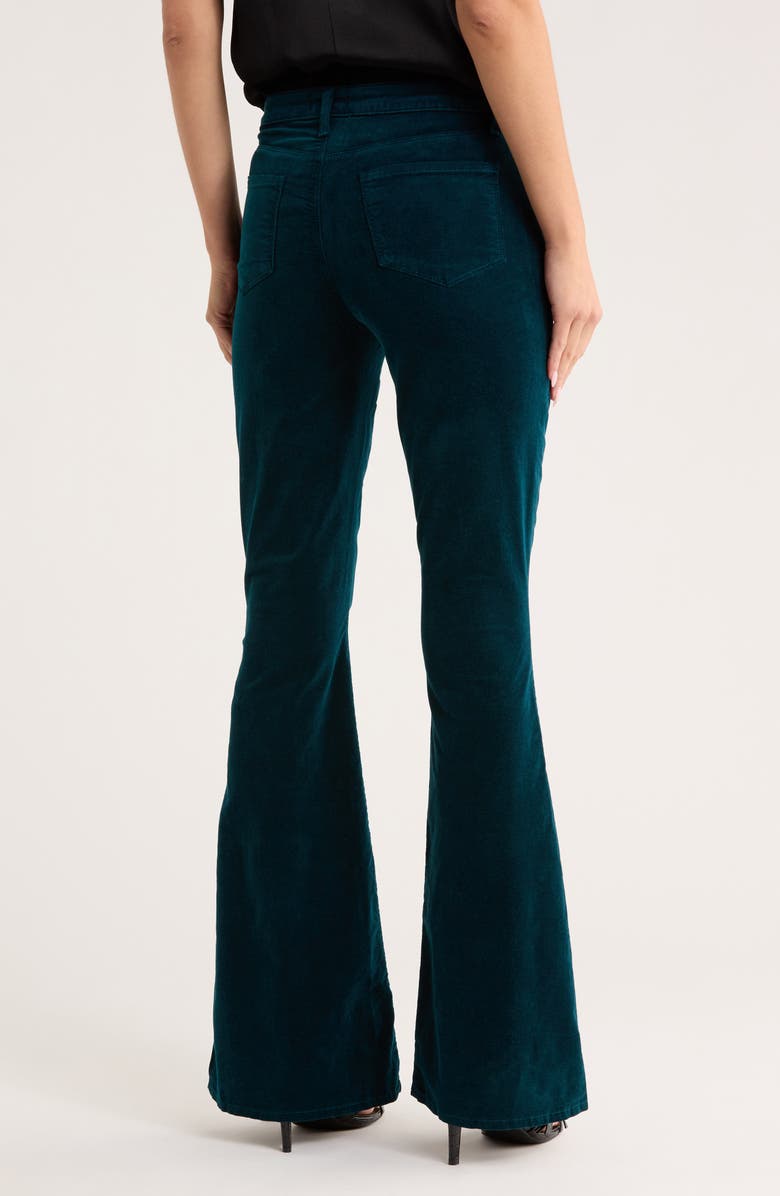 L'AGENCE Marty High Rise Flare Leg Jeans, Alternate, color, Rich Teal