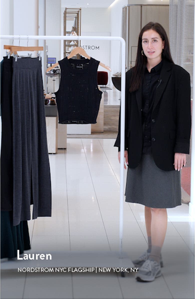 Crop Sweater Vest, sales video thumbnail