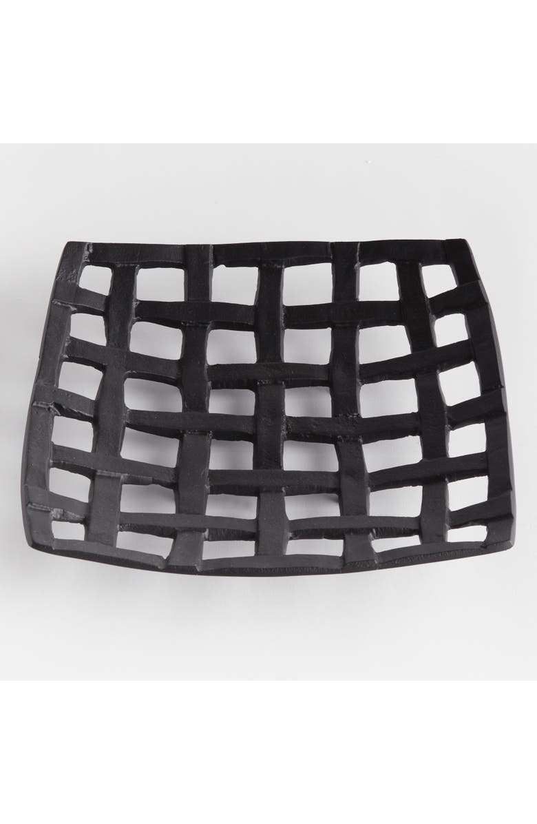 Napa Home & Garden Lopa Decorative Square Tray, Alternate, color, Black