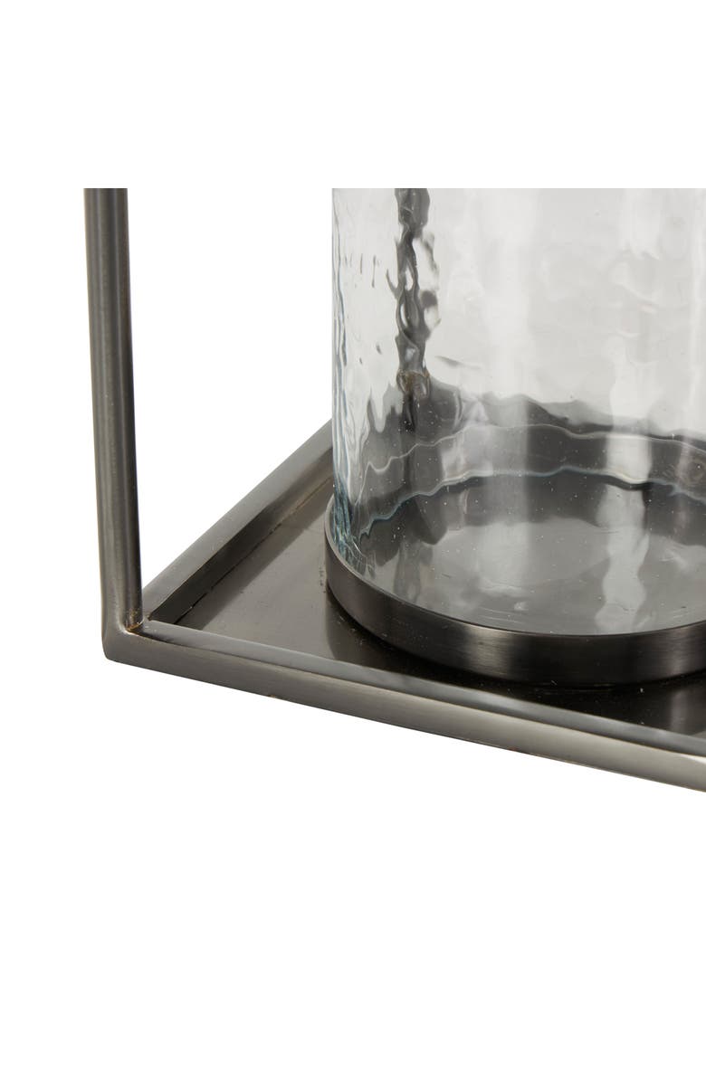 VIVIAN LUNE HOME Metal Candle Lantern, Alternate, color, Silver