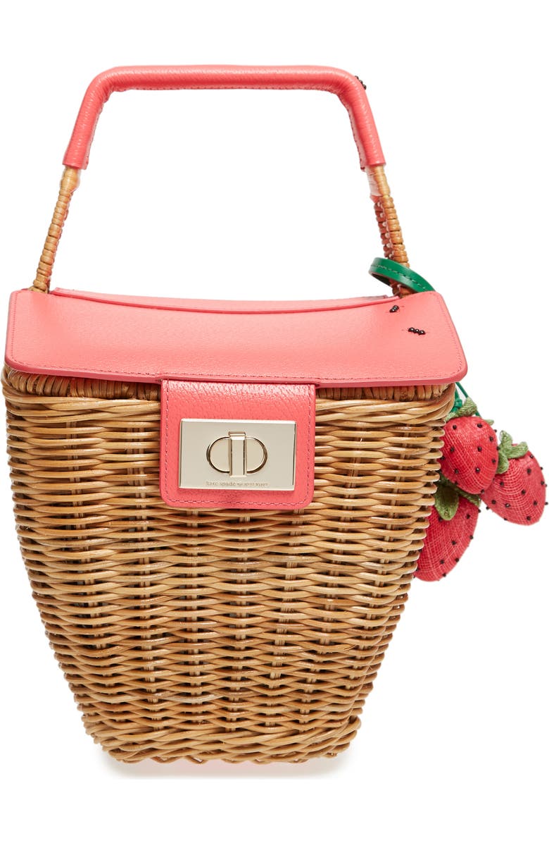 Kate Spade New York picnic perfect 3D wicker picnic basket, Alternate, color,