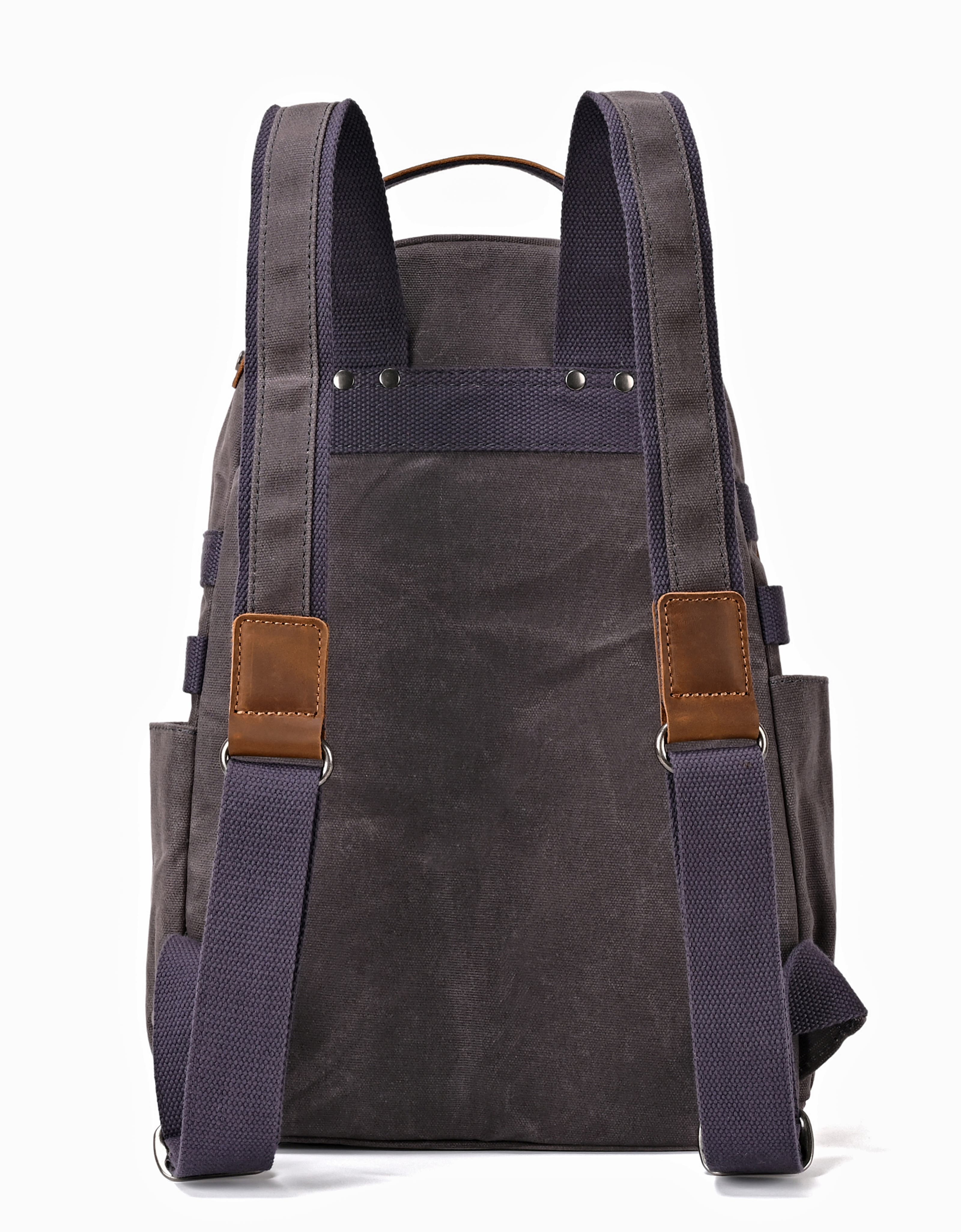 TSD Brand Mountain Leaf Durable Outdoor Utility Backpack, Alternate, color, Grey