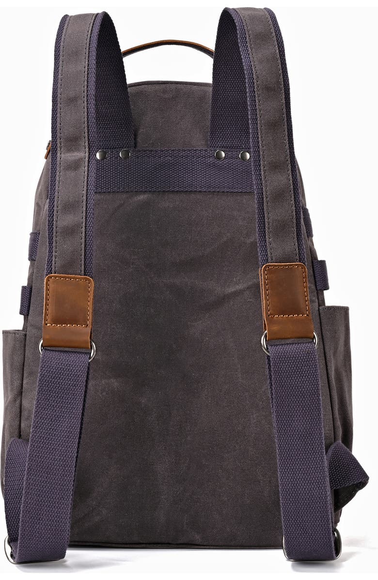TSD Brand Mountain Leaf Durable Outdoor Utility Backpack, Alternate, color, Grey