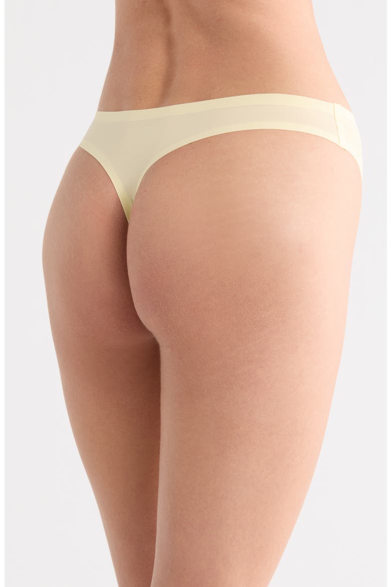 Soft Stretch Thong, Alternate, color, FRENCH VANILLA
