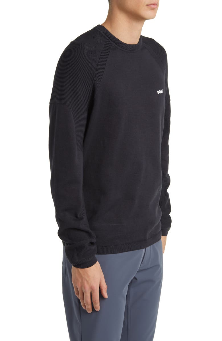 BOSS Perform-X Crewneck Sweater, Alternate, color, Dk Bu