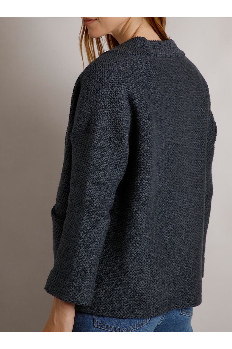 Cropped Cardigan, Alternate, color, Navy