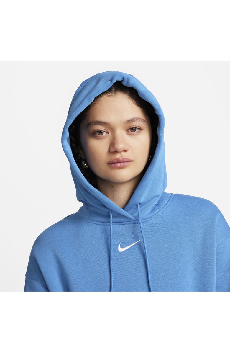Nike Sportswear Phoenix Fleece Oversized Pullover Hoodie, Alternate, color, Star Blue/Sail
