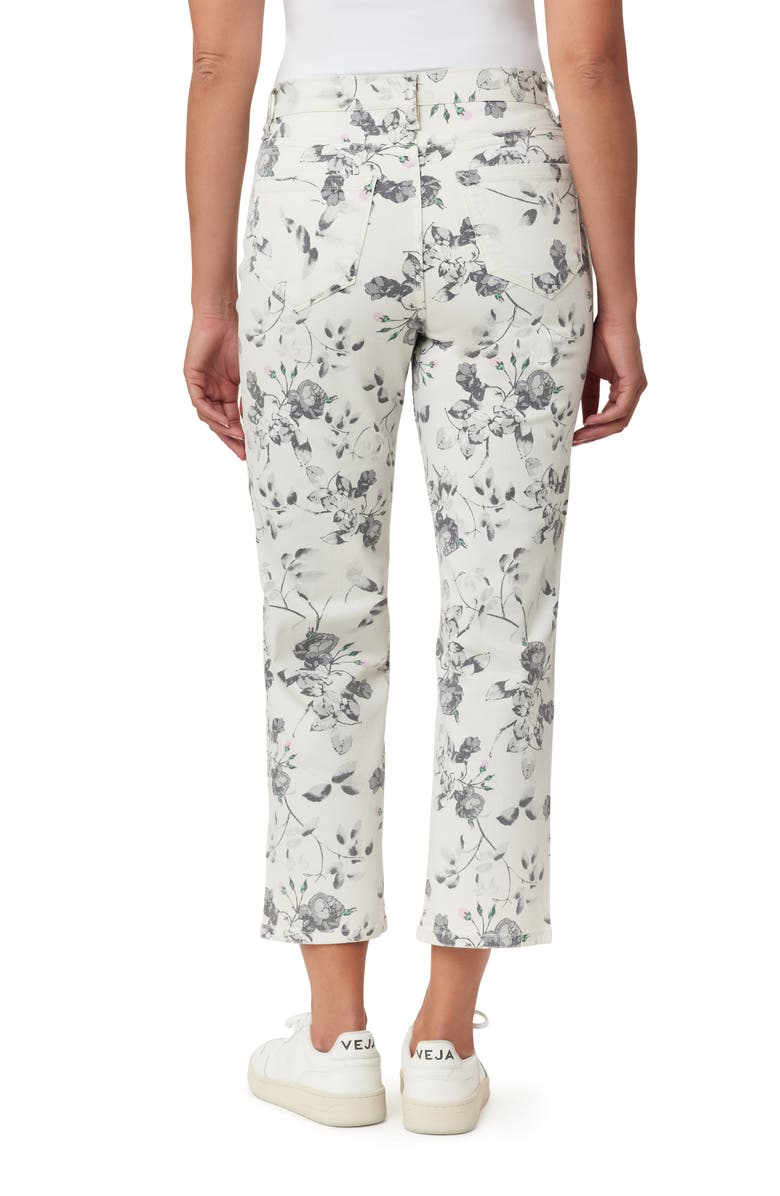 Kensie High Rise Slim Straight Crop Jean, Alternate, color, Guilia Floral