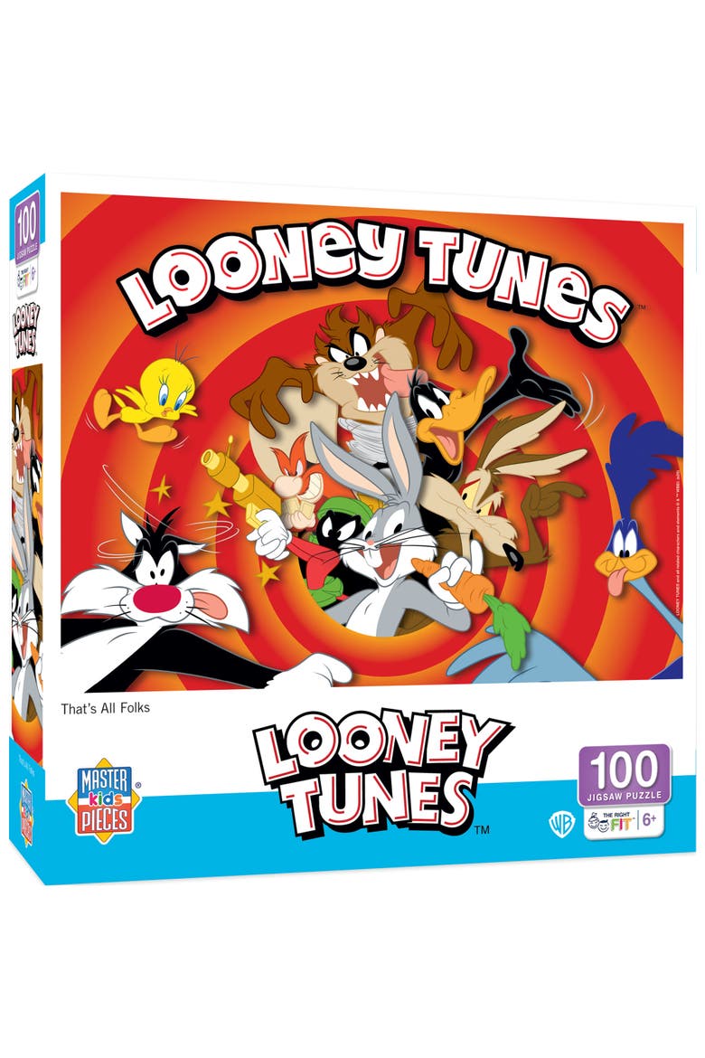 Looney Tunes 100 Piece Jigsaw Puzzle, Main, color, Multicolor