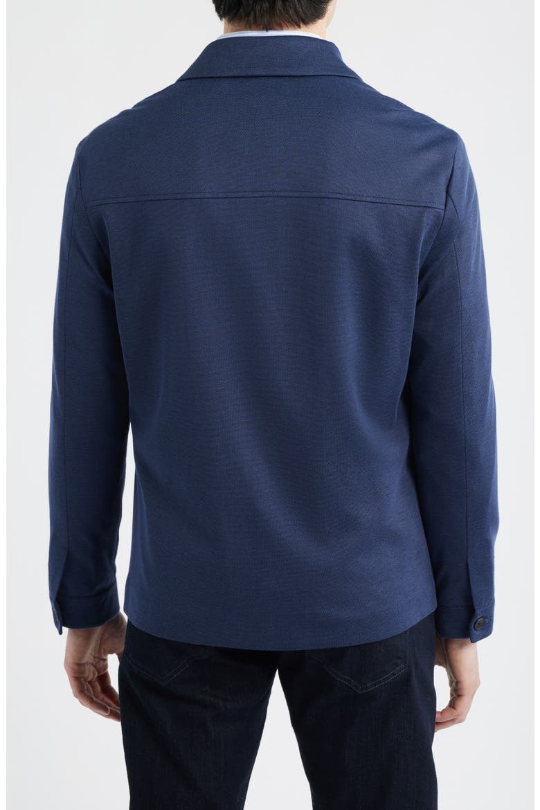 XC Flex Pinnacle Shirt Jacket, Alternate, color, NAVY BIRDSEYE