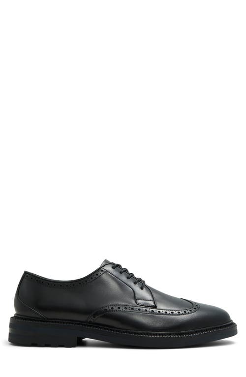 Brooks Brothers Ellington Wingtip Derby In Black