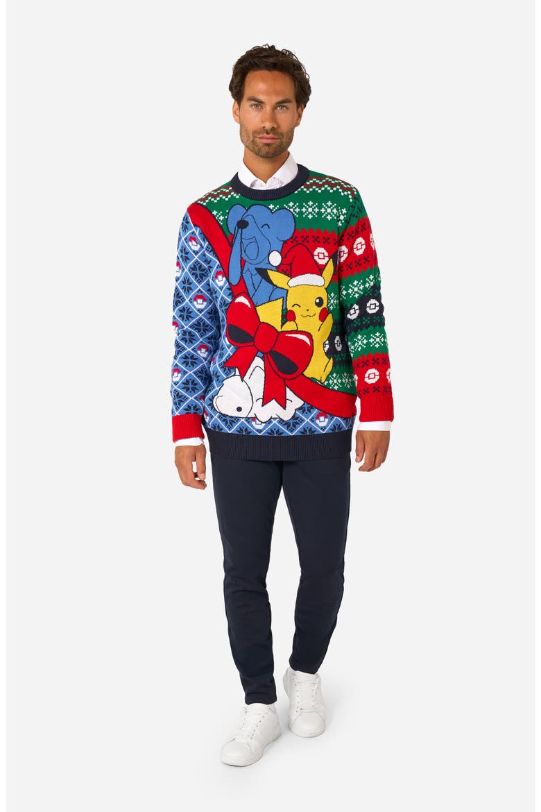 Pokémon Holiday Sweater, Alternate, color, MISCELLANEOUS