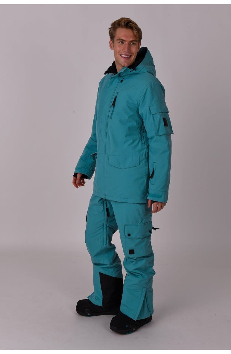 OOSC Yeh Man Jacket, Alternate, color, Teal Green