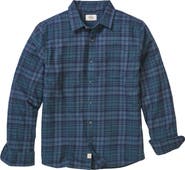 Marine Layer Tahoe Plaid Flannel Button-Up Shirt