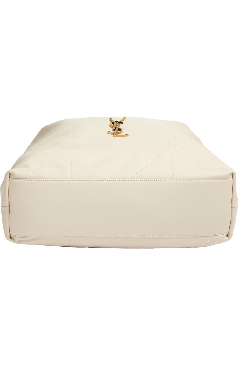 Saint Laurent Large Jamie 4.3 Patchwork Leather Shoulder Bag, Alternate, color, Blanc Vintage