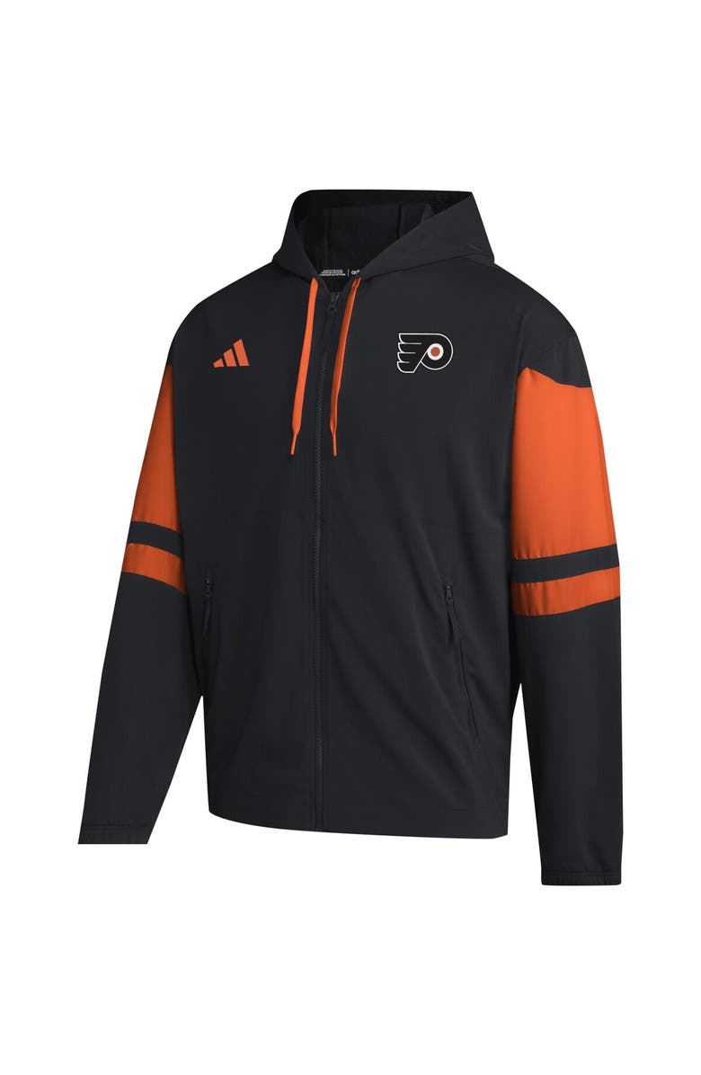 adidas Men's adidas  Black Philadelphia Flyers Full-Zip Hoodie, Alternate, color, 