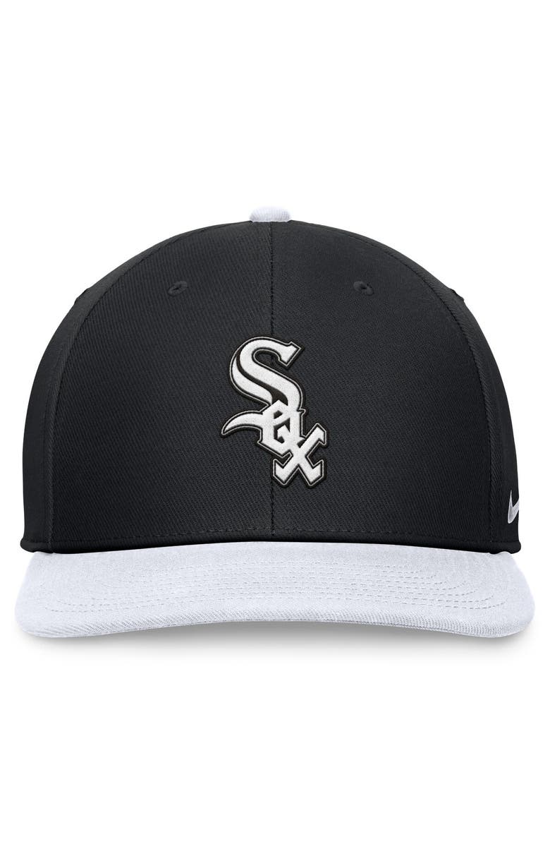 Nike Men's Nike Black/White Chicago White Sox Two-Tone Snapback Hat, Alternate, color, Black